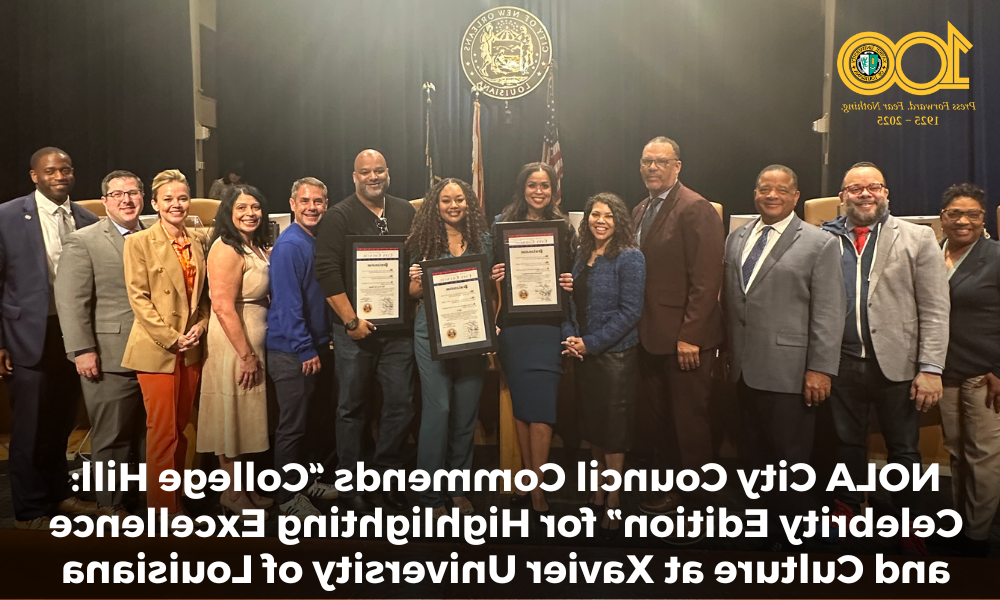 New Orleans City Council Commends “大学 Hill: Celebrity Edition” Season 3 Filming at Xavier University, Highlighting HBCU Legacy and Cultural Enrichment 